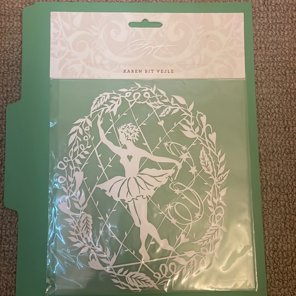 Ballerina papercut art
